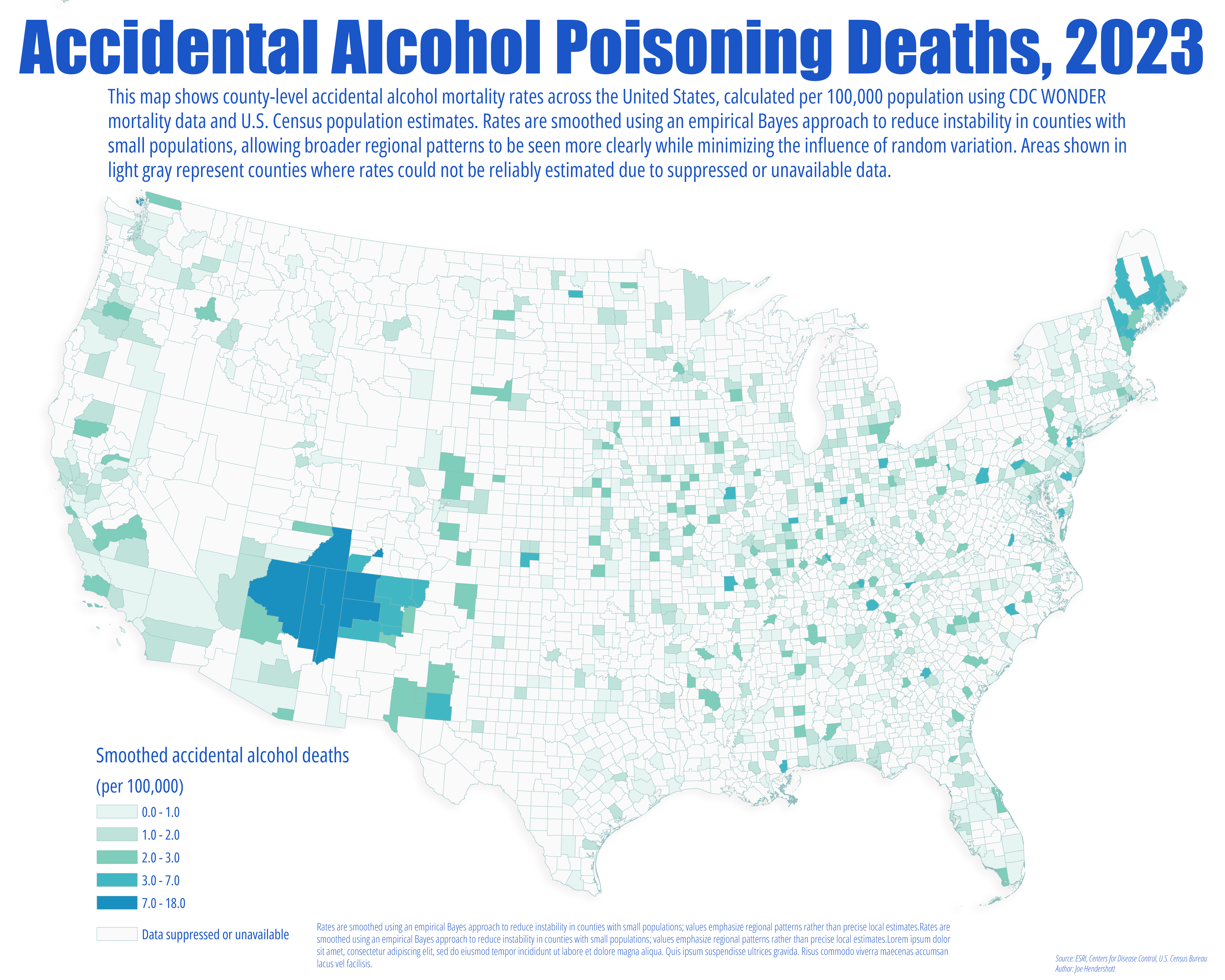 Accidental Alcohol Deaths in the United States