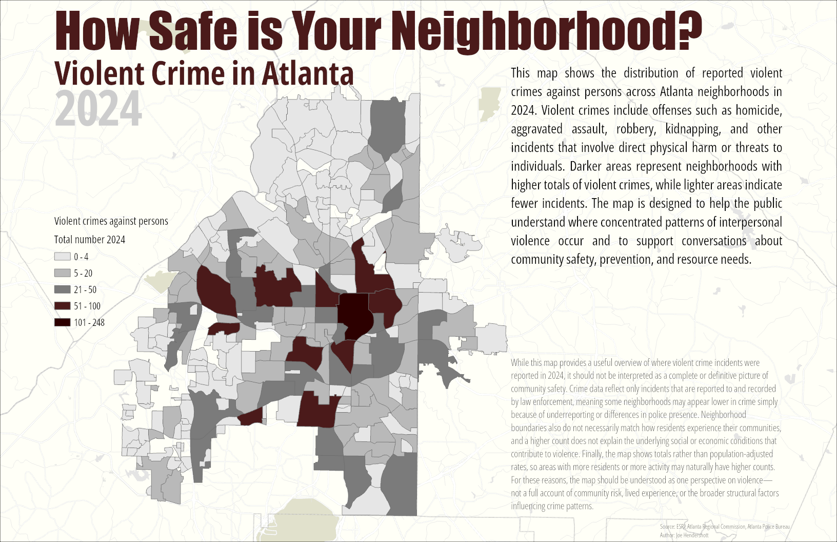 Violent Crime in Atlanta by Neighborhood