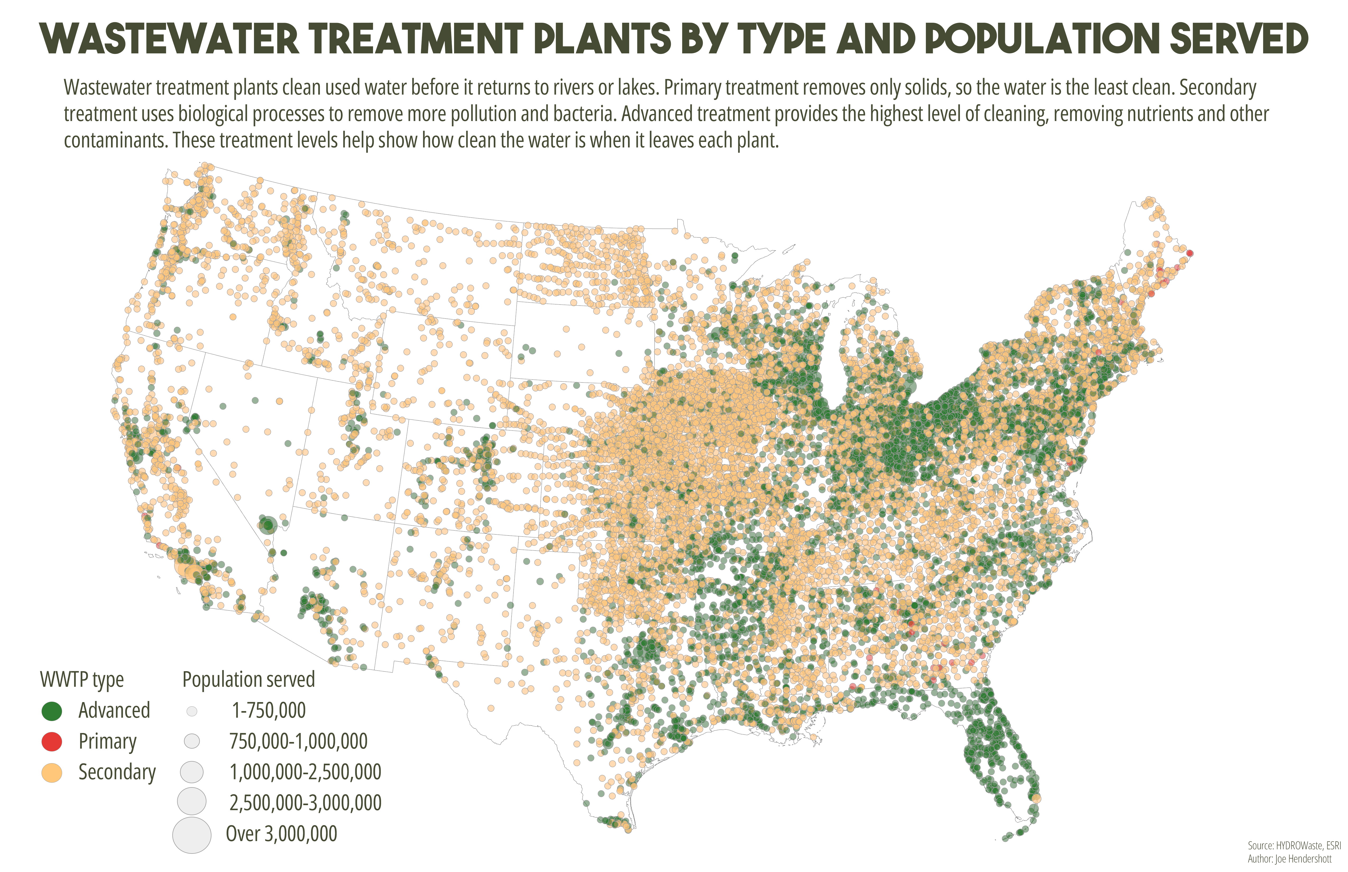 Wastewater Treatment Plants in the United States